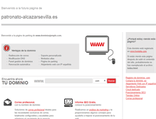 Tablet Screenshot of patronato-alcazarsevilla.es